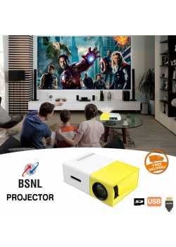 Entertainment Mini LED Projector, 600 Lumens, With HDMI, AV, USB, SD Card Slot
